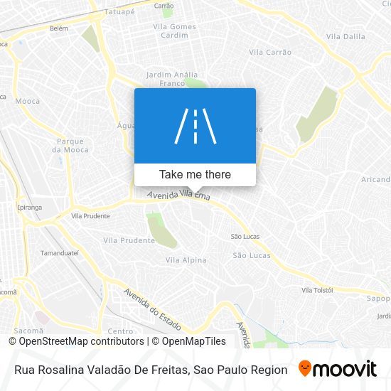 Rua Rosalina Valadão De Freitas map