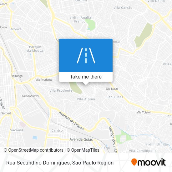 Rua Secundino Domingues map