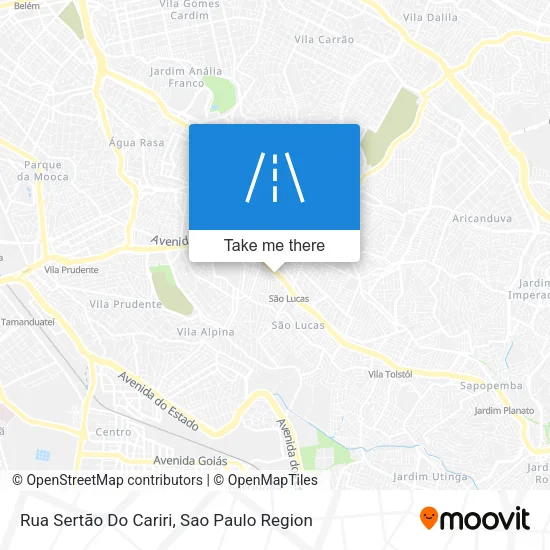 Rua Sertão Do Cariri map