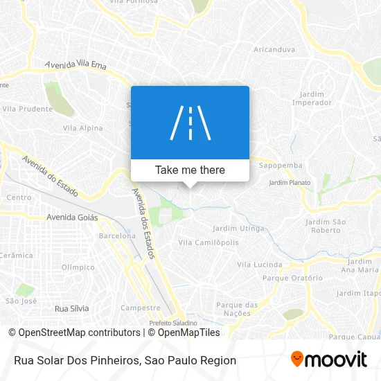 Rua Solar Dos Pinheiros map