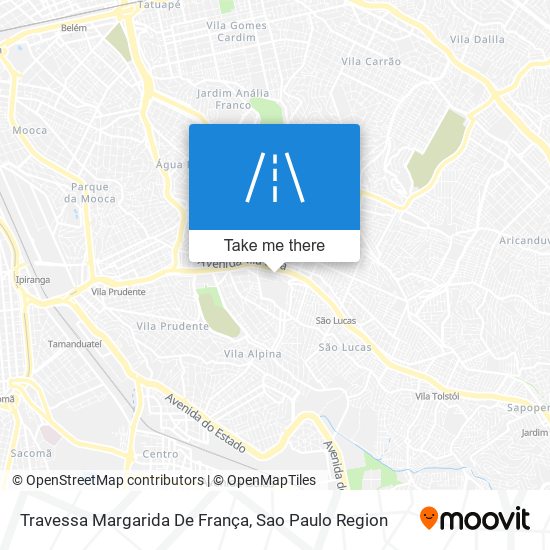 Mapa Travessa Margarida De França