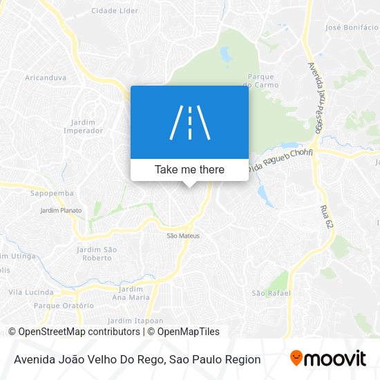 Avenida João Velho Do Rego map