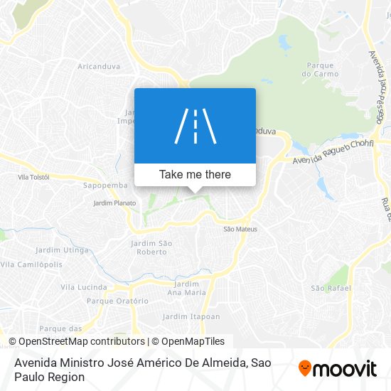 Mapa Avenida Ministro José Américo De Almeida