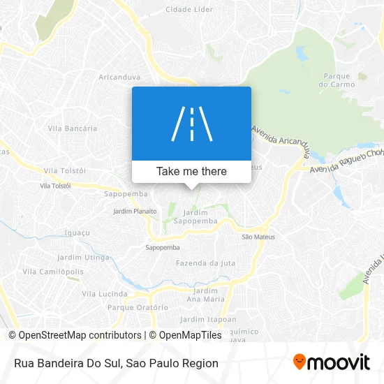 Rua Bandeira Do Sul map