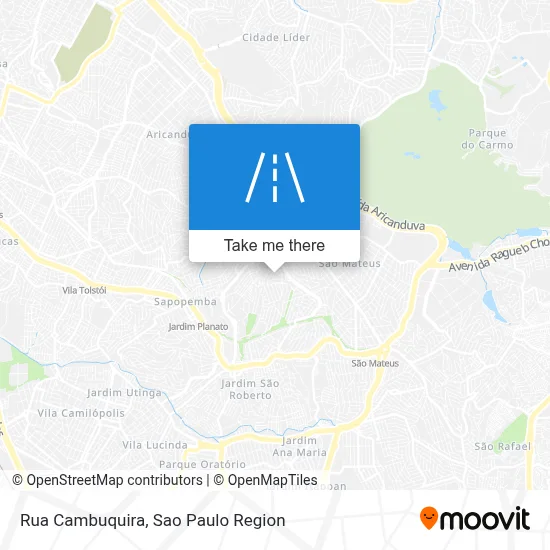 Rua Cambuquira map