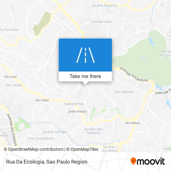 Rua Da Ecologia map