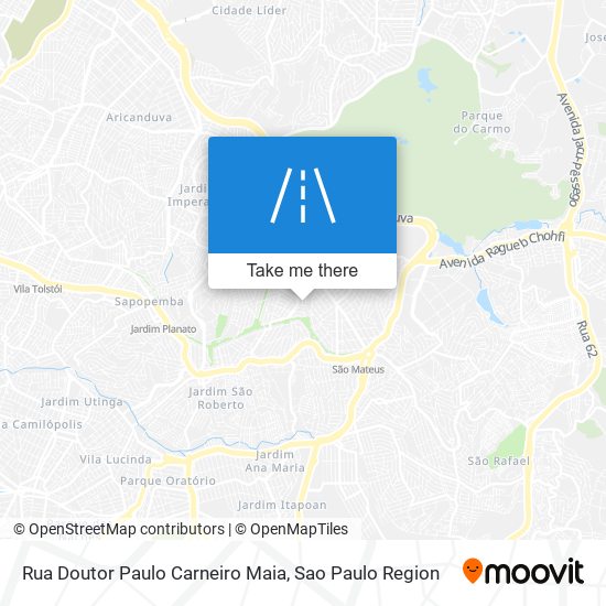 Mapa Rua Doutor Paulo Carneiro Maia