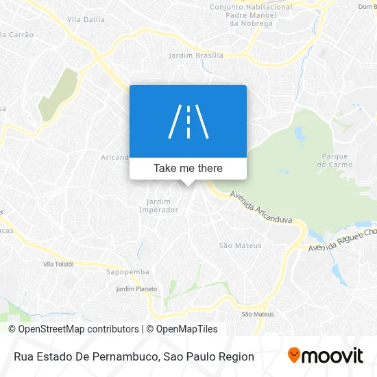 Rua Estado De Pernambuco map