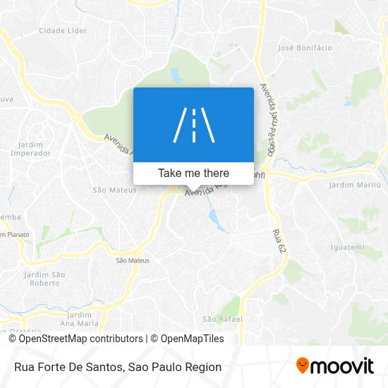 Rua Forte De Santos map