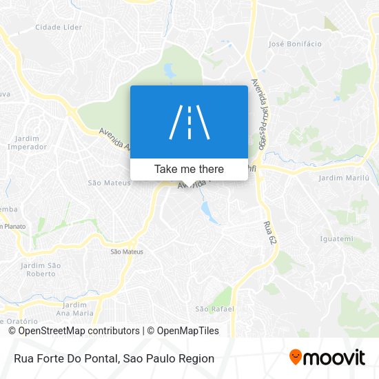 Rua Forte Do Pontal map