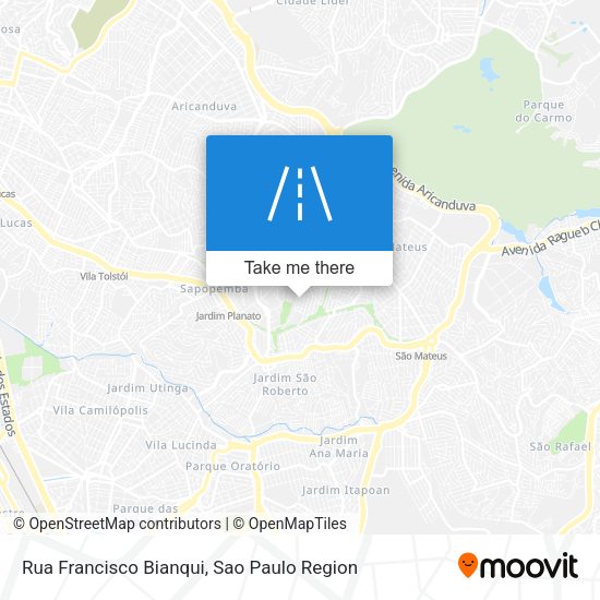 Rua Francisco Bianqui map