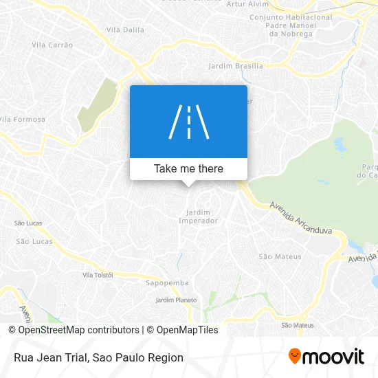 Rua Jean Trial map