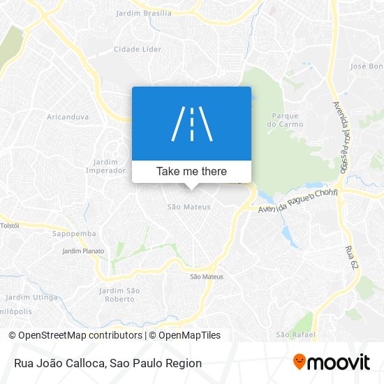 Rua João Calloca map