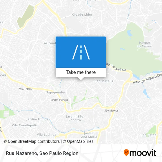 Rua Nazareno map