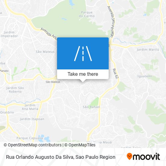 Rua Orlando Augusto Da Silva map