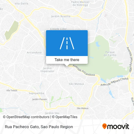 Rua Pacheco Gato map