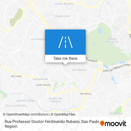 Mapa Rua Professor Doutor Ferdinando Rubano