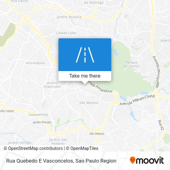 Rua Quebedo E Vasconcelos map