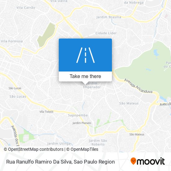 Mapa Rua Ranulfo Ramiro Da Silva