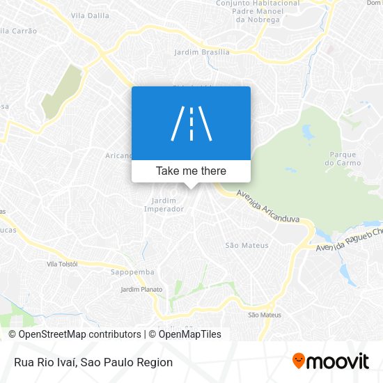 Rua Rio Ivaí map