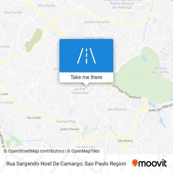 Rua Sargendo Noel De Camargo map