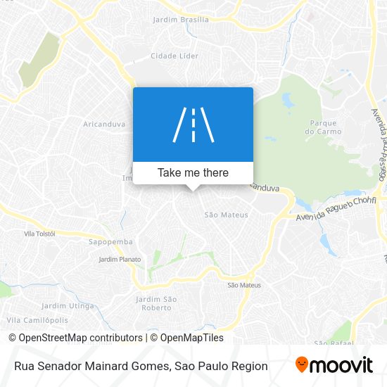 Rua Senador Mainard Gomes map
