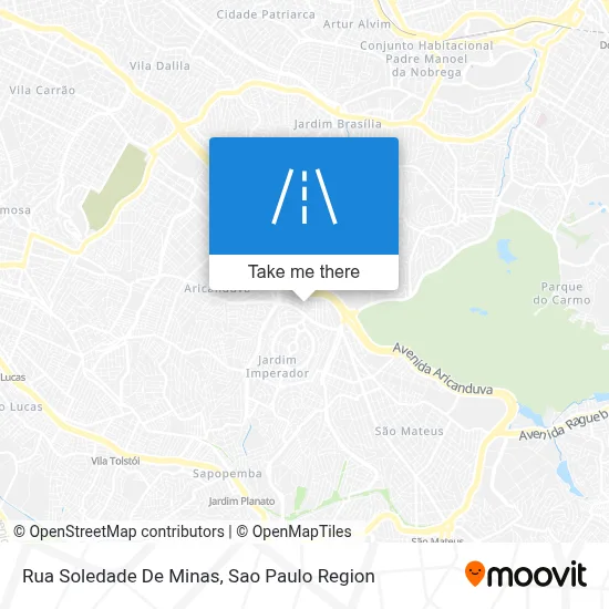 Rua Soledade De Minas map