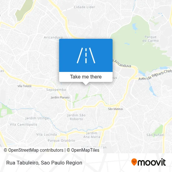 Rua Tabuleiro map