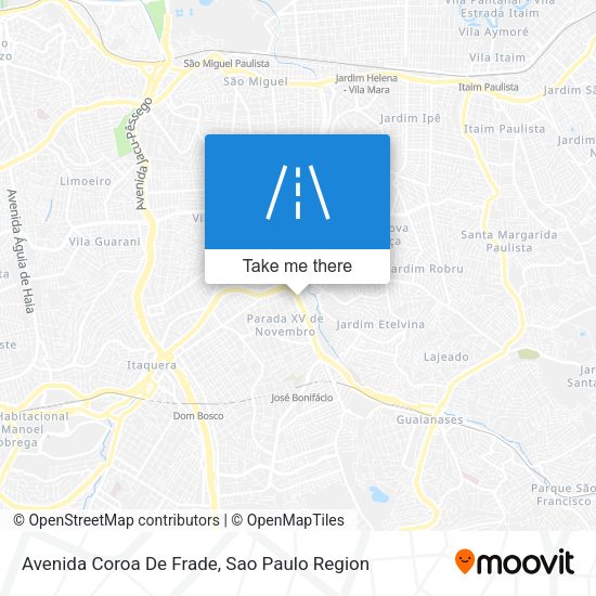 Avenida Coroa De Frade map