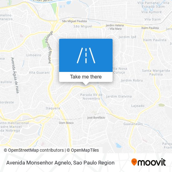 Avenida Monsenhor Agnelo map