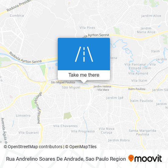Mapa Rua Andrelino Soares De Andrade