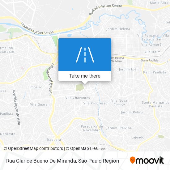 Rua Clarice Bueno De Miranda map