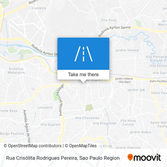 Rua Crisólita Rodrigues Pereira map