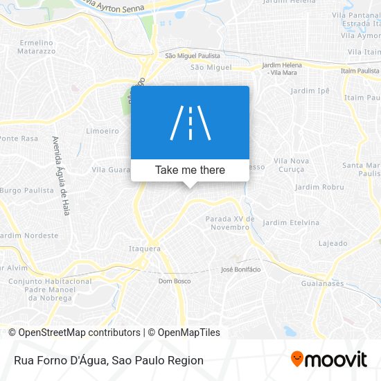 Rua Forno D'Água map