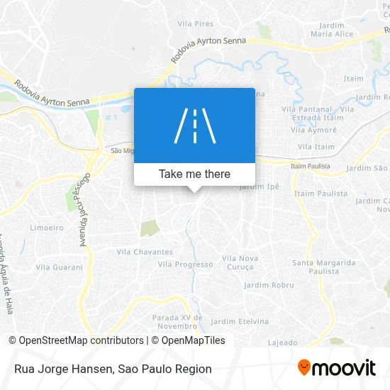 Rua Jorge Hansen map