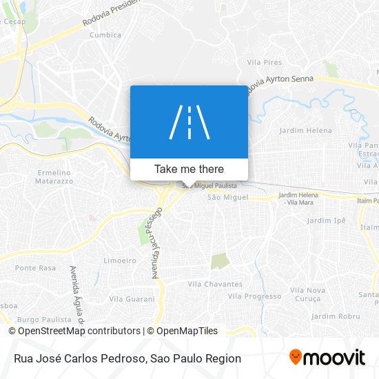 Rua José Carlos Pedroso map