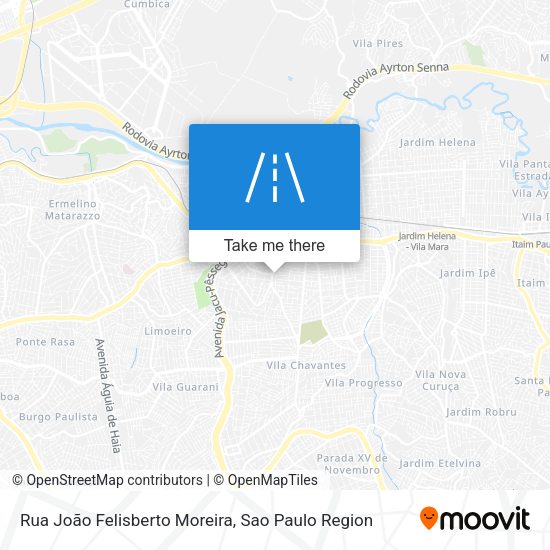 Rua João Felisberto Moreira map
