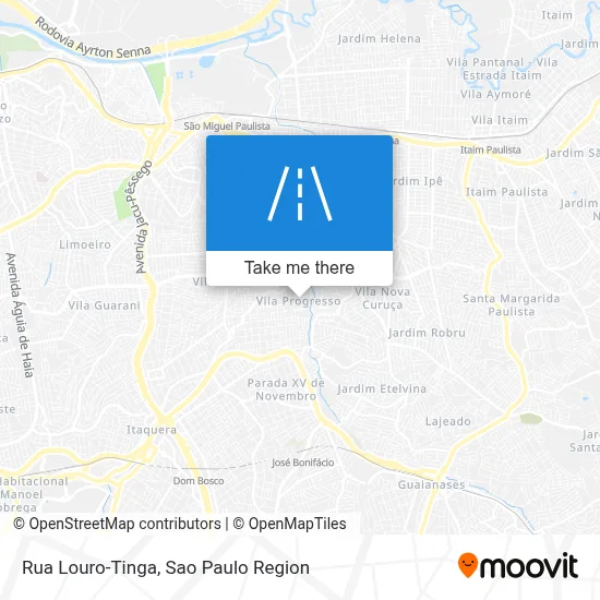 Rua Louro-Tinga map