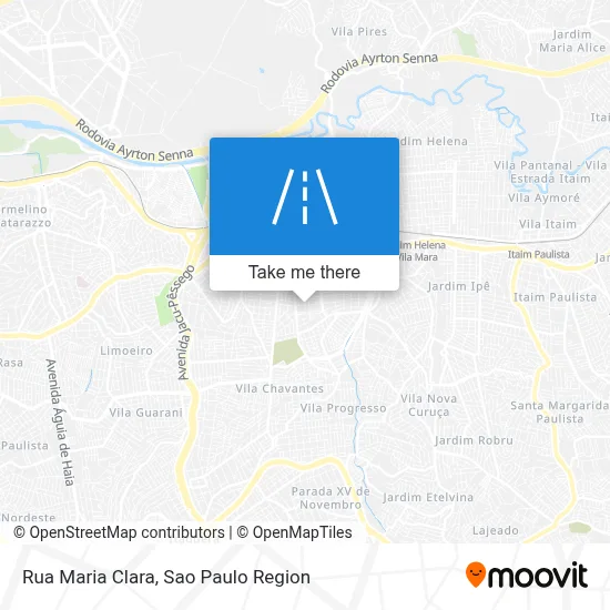 Rua Maria Clara map