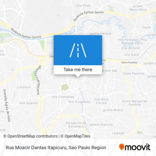 Rua Moacir Dantas Itapicuru map