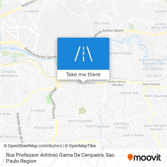 Rua Professor Antônio Gama De Cerqueira map