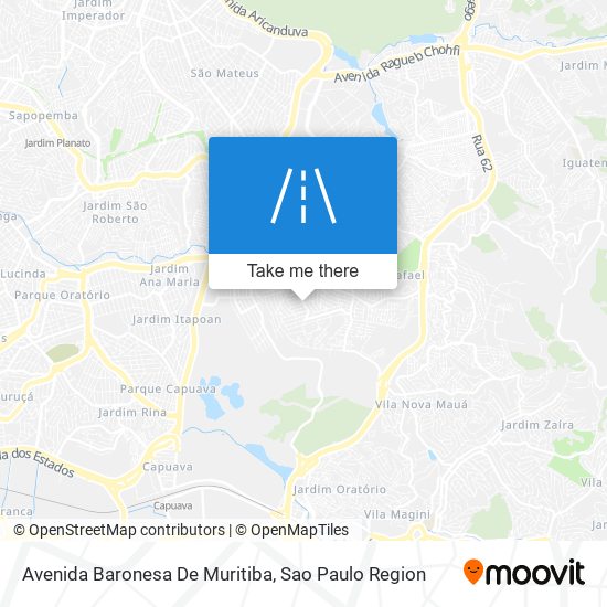 Mapa Avenida Baronesa De Muritiba