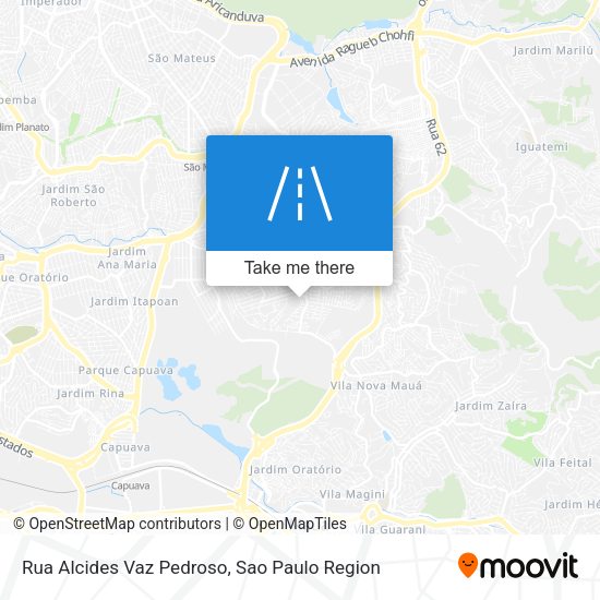 Rua Alcides Vaz Pedroso map
