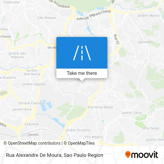 Rua Alexandre De Moura map