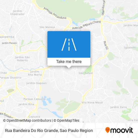 Rua Bandeira Do Rio Grande map