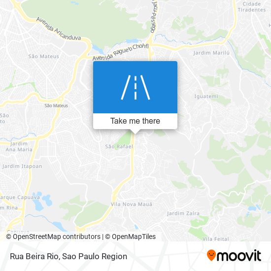 Rua Beira Rio map