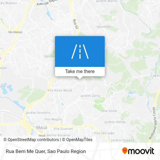 Rua Bem Me Quer map