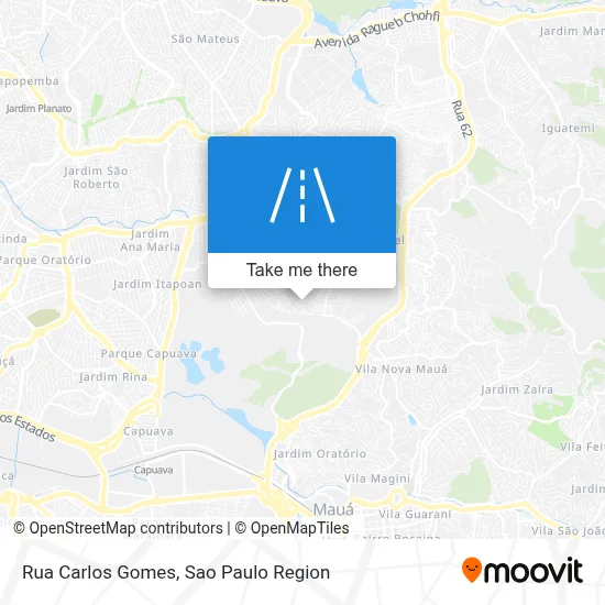 Rua Carlos Gomes map