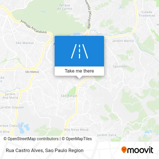 Rua Castro Alves map