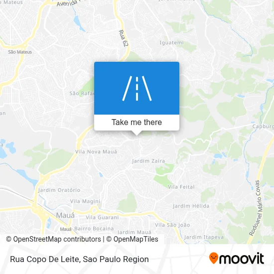 Rua Copo De Leite map